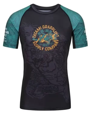 AKUMA ECO TECH RECYCLED RASH GUARD - GREEN