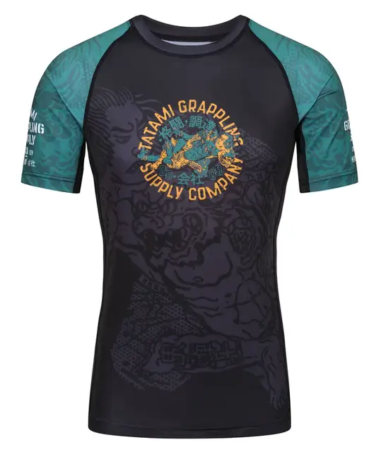 AKUMA ECO TECH RECYCLED RASH GUARD - GREEN