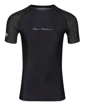 ELITE GRAPPLING RASH GUARD - BLACK & KHAKI