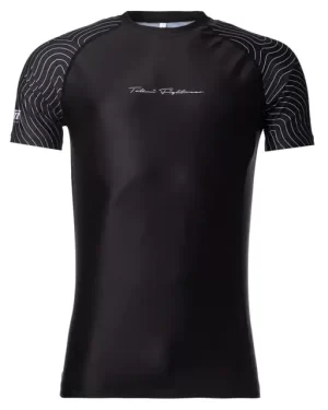 ELITE GRAPPLING RASH GUARD - BLACK & WHITE