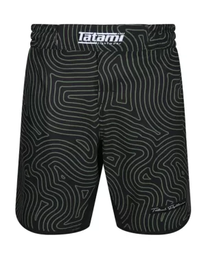 ELITE GRAPPLING SHORTS - BLACK & KHAKI