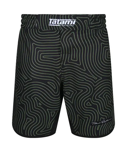 ELITE GRAPPLING SHORTS - BLACK & KHAKI