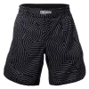 ELITE GRAPPLING SHORTS - BLACK & WHITE