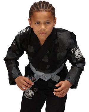 KIDS RAID BJJ GI BLACK CAMO