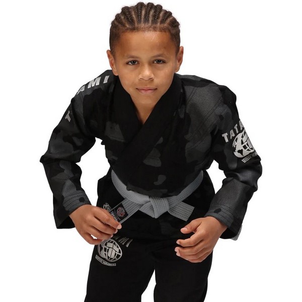 KIDS RAID BJJ GI BLACK CAMO