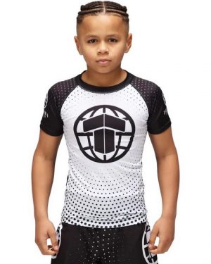 KIDS SHOCKWAVE SHORT SLEEVE RASH GUARD