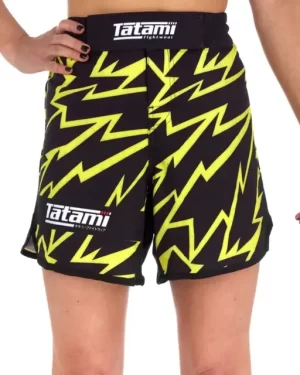 LADIES RECHARGE GRAPPLING SHORTS - BOLT