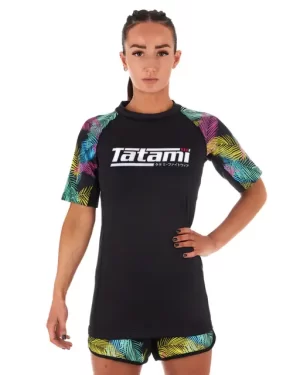 LADIES RECHARGE RASH GUARD - TROPICANA