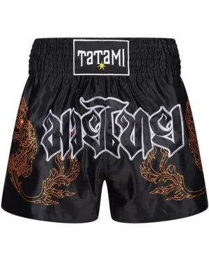 NAKMUAY MUAY THAI SHORTS - BLACK