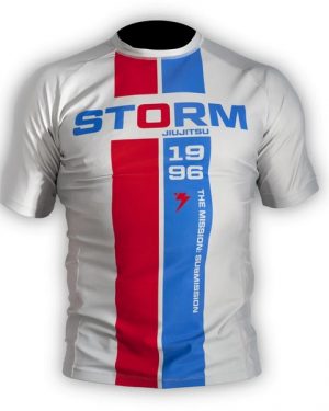 STORM PIT STOP TITANIUM SHORT SLEEVE RASH GUARD